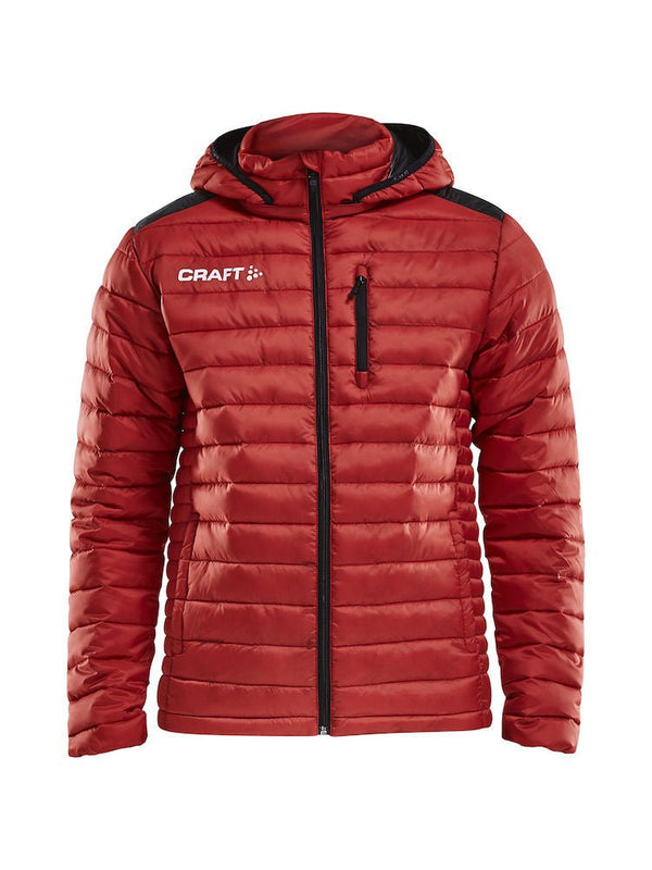 Craft Isolate Jacket men Bright red - Suomen Brodeeraus