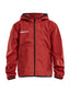 Craft Jacket Rain JR Bright red - Suomen Brodeeraus