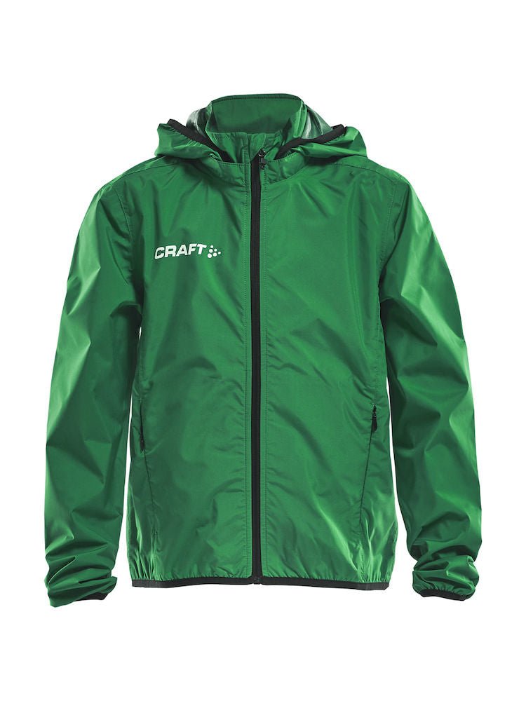 Craft Jacket Rain JR Team green - Suomen Brodeeraus