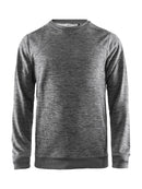 Craft Leisure Crewneck Dk greymel. - Suomen Brodeeraus