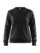Craft Leisure Crewneck women Black - Suomen Brodeeraus