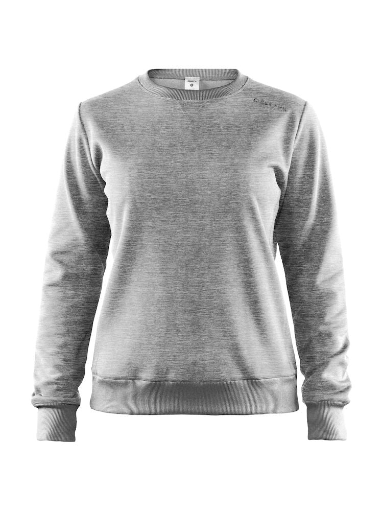 Craft Leisure Crewneck women Grey mel - Suomen Brodeeraus