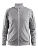Craft Leisure Jacket grey melange - Suomen Brodeeraus