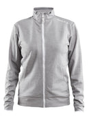 Craft Leisure Jacket women grey melange - Suomen Brodeeraus