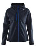 Craft Light Softshell jacket women drk navy - Suomen Brodeeraus