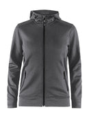 Craft Noble FZ Hood women drk grey mel - Suomen Brodeeraus