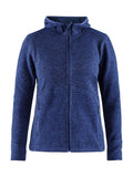 Craft Noble hood jacket fleece women Deep mel - Suomen Brodeeraus