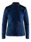 Craft Noble zip jacket fleece women deep - Suomen Brodeeraus