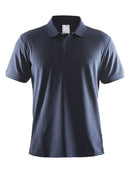 Craft Polo Shirt Pique Classic Navy - Suomen Brodeeraus