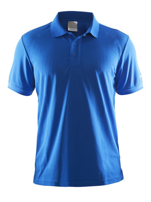 Craft Polo Shirt Pique Classic Swe blue - Suomen Brodeeraus