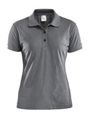 Craft Polo Shirt Pique Classic w Dk Grey Mela 38 - Suomen Brodeeraus