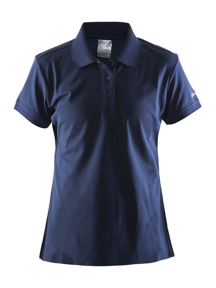 Craft Polo Shirt Pique Classic women Navy - Suomen Brodeeraus