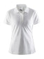 Craft Polo Shirt Pique Classic women White - Suomen Brodeeraus