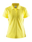 Craft Polo Shirt Pique Classic women Yellow - Suomen Brodeeraus