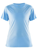 Craft Prime Tee women Aqua - Suomen Brodeeraus
