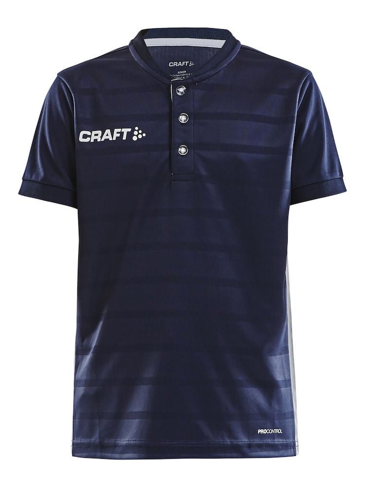 Craft Pro Control Button Jersey JR Navy/white - Suomen Brodeeraus