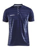 Craft Pro Control Button Jersey Navy/white - Suomen Brodeeraus