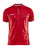 Craft Pro Control Button Jersey Red/white - Suomen Brodeeraus