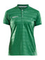 Craft Pro Control Button Jersey W T green/whit - Suomen Brodeeraus