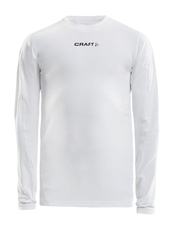 Craft Pro Control Compression Longsleeve White - Suomen Brodeeraus