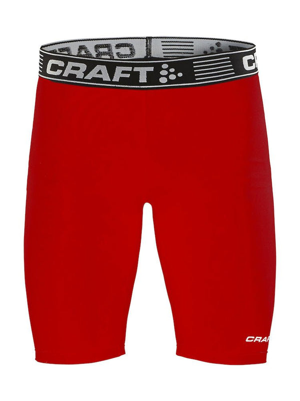 Craft Pro Control Compression Short T Bright red - Suomen Brodeeraus