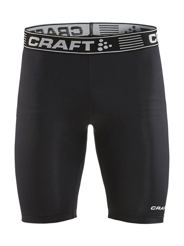 Craft Pro Control Compression Short Tights Black - Suomen Brodeeraus