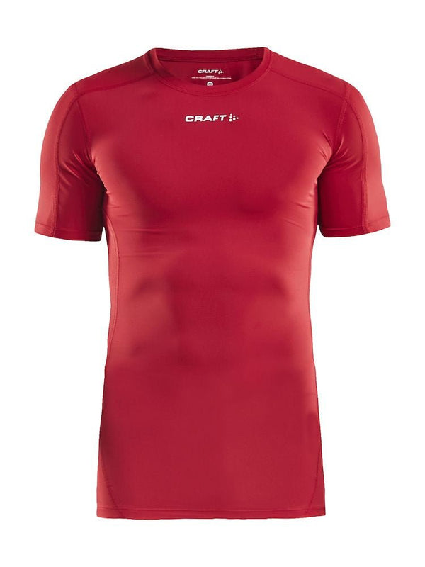 Craft Pro Control Compression Tee Bright red - Suomen Brodeeraus