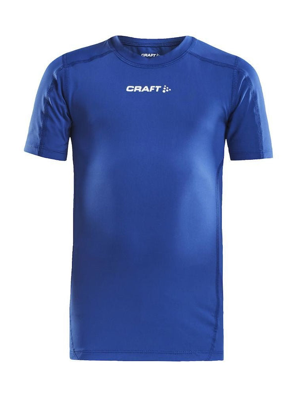 Craft Pro Control Compression Tee JR Cobolt - Suomen Brodeeraus