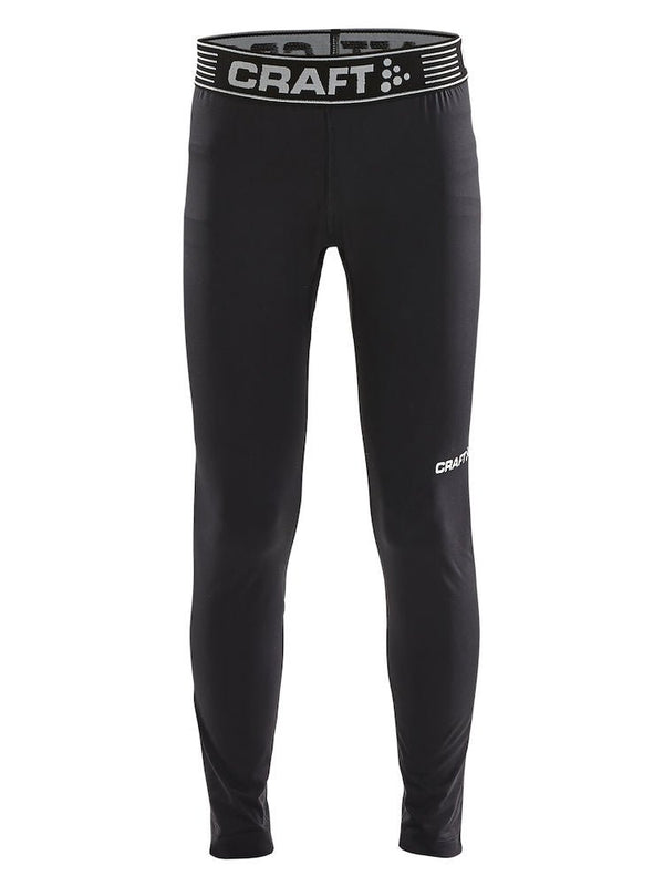 Craft Pro Control Compression Tights JR Black - Suomen Brodeeraus