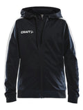 Craft Pro Control Hood Jacket JR Black/white - Suomen Brodeeraus