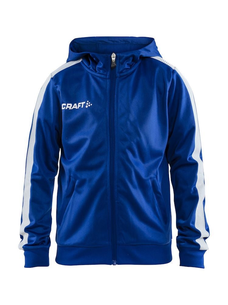 Craft Pro Control Hood Jacket JR Cobolt/white - Suomen Brodeeraus