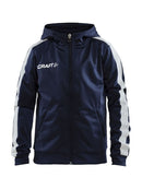 Craft Pro Control Hood Jacket JR Navy/white - Suomen Brodeeraus