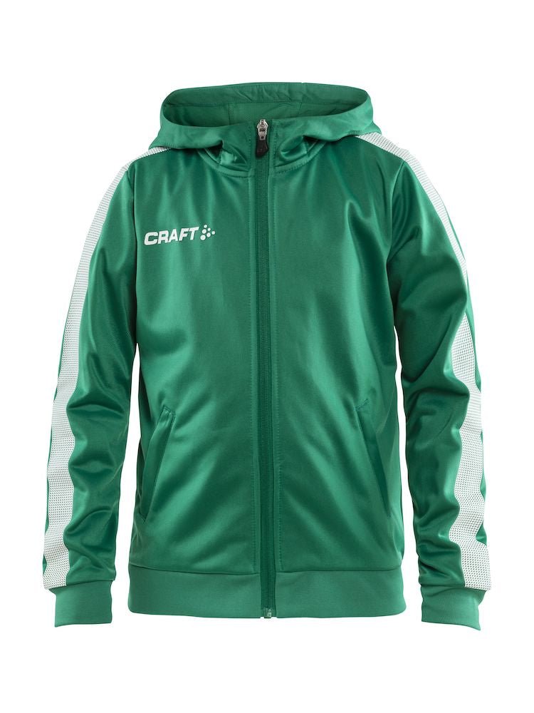 Craft Pro Control Hood Jacket JR T green/whit - Suomen Brodeeraus