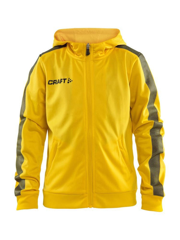 Craft Pro Control Hood Jacket JR Yellow/black - Suomen Brodeeraus