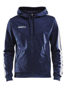 Craft Pro Control Hood Jacket Navy/white - Suomen Brodeeraus