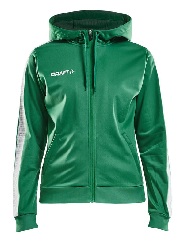 Craft Pro Control Hood Jacket W T green/whit - Suomen Brodeeraus