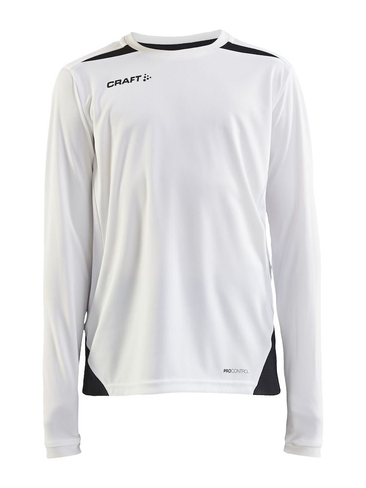 Craft PRO CONTROL IMPACT LS TEE J White/black - Suomen Brodeeraus