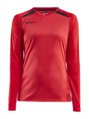 Craft PRO CONTROL IMPACT LS TEE W Red/black - Suomen Brodeeraus