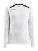Craft PRO CONTROL IMPACT LS TEE W White/black - Suomen Brodeeraus