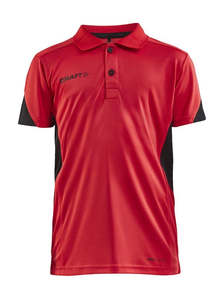 Craft PRO CONTROL IMPACT POLO J Red/black - Suomen Brodeeraus