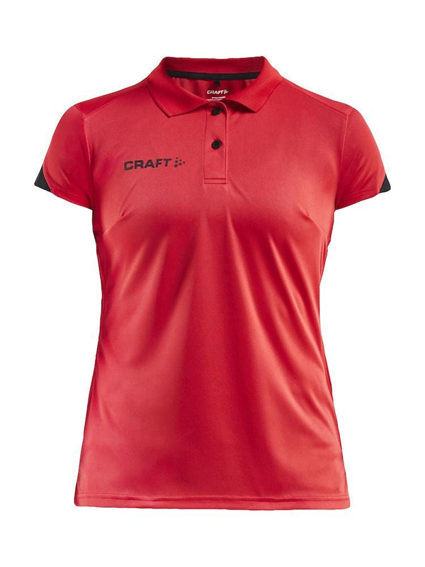 Craft PRO CONTROL IMPACT POLO W Red/black - Suomen Brodeeraus