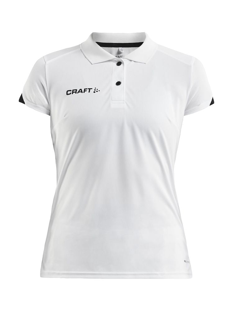 Craft PRO CONTROL IMPACT POLO W White/black - Suomen Brodeeraus