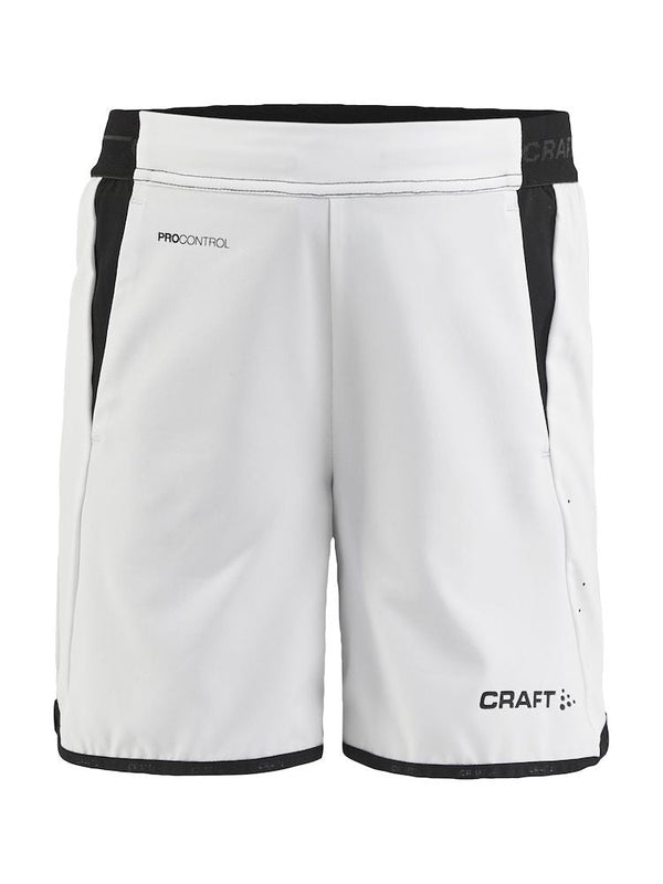 Craft PRO CONTROL IMPACT SHORTS J White/black - Suomen Brodeeraus