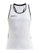 Craft PRO CONTROL IMPACT SINGLET W White/black - Suomen Brodeeraus