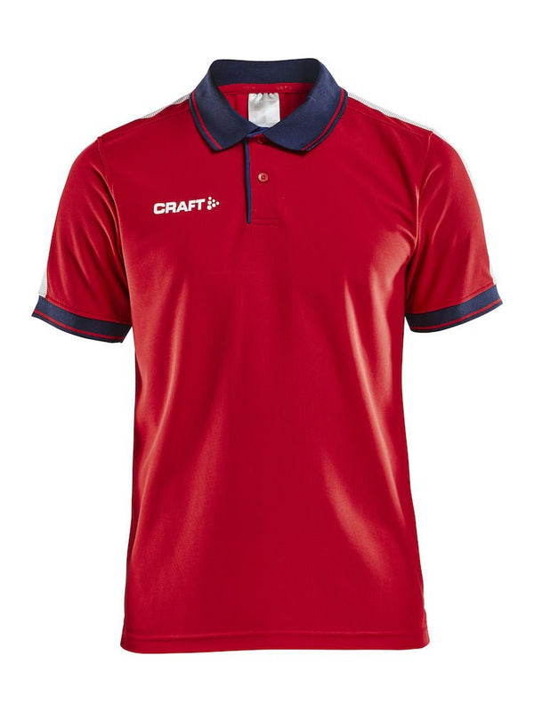 Craft Pro Control Poloshirt Red/navy - Suomen Brodeeraus