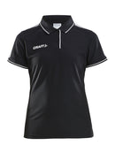 Craft Pro Control Poloshirt W Black/white - Suomen Brodeeraus