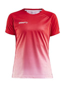 Craft Pro Control R-neck Jersey W Red/white - Suomen Brodeeraus