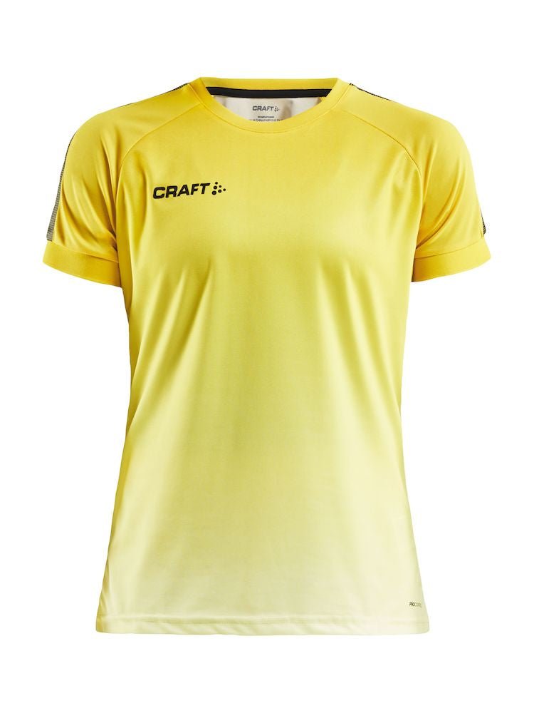 Craft Pro Control R-neck Jersey W Yellow/black - Suomen Brodeeraus