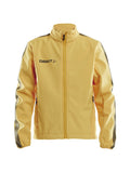 Craft Pro Control Softshell Jacket JR Yellow - Suomen Brodeeraus