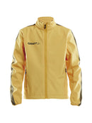 Craft Pro Control Softshell Jacket JR Yellow - Suomen Brodeeraus
